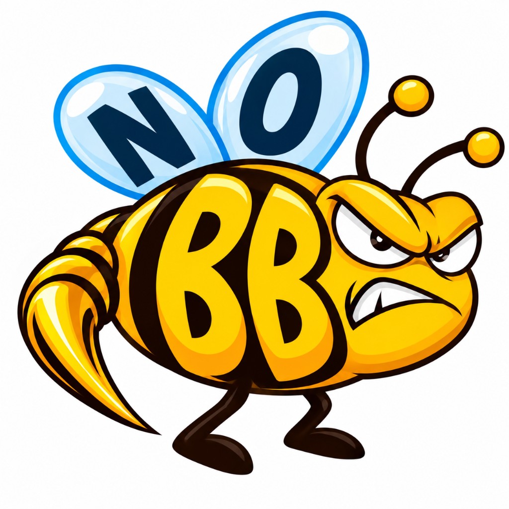 No BB bee logo